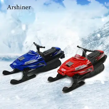 

Snowmobile Car Pull Back Alloy Car Model Mini Simulation Light Music Toys