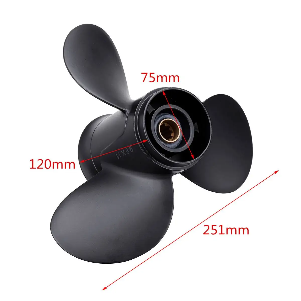 3R0B645230 / 48 896896A40 9 9x11 подвесной Пропеллер из алюминиевого сплава для Mercury Tohatsu Nissan 25
