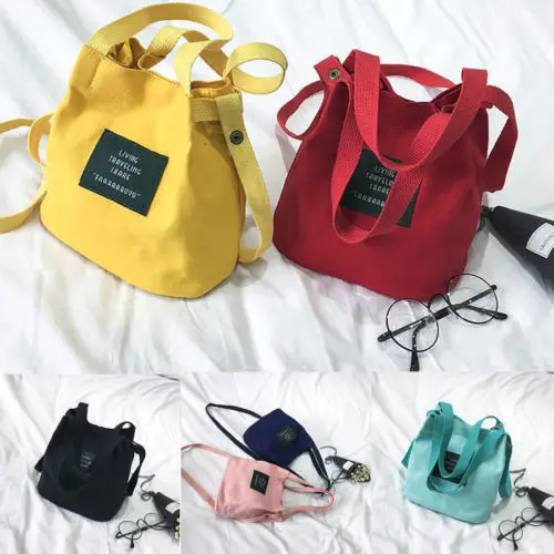 

New Women's Canvas Handbag Shoulder Messenger Bag Satchel Tote Purse Bags