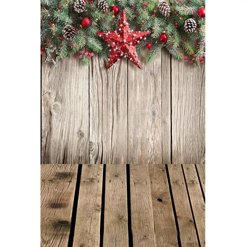 

Christmas Tree Printed Background Cloth Vinyl Television Studio Backdrop