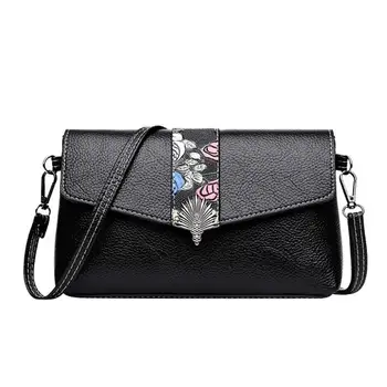 

Flower Print PU Leather Shoulder Messenger Handbags Women School Money Phone Crossbody Bags for Ladies Party Purse 2019 New