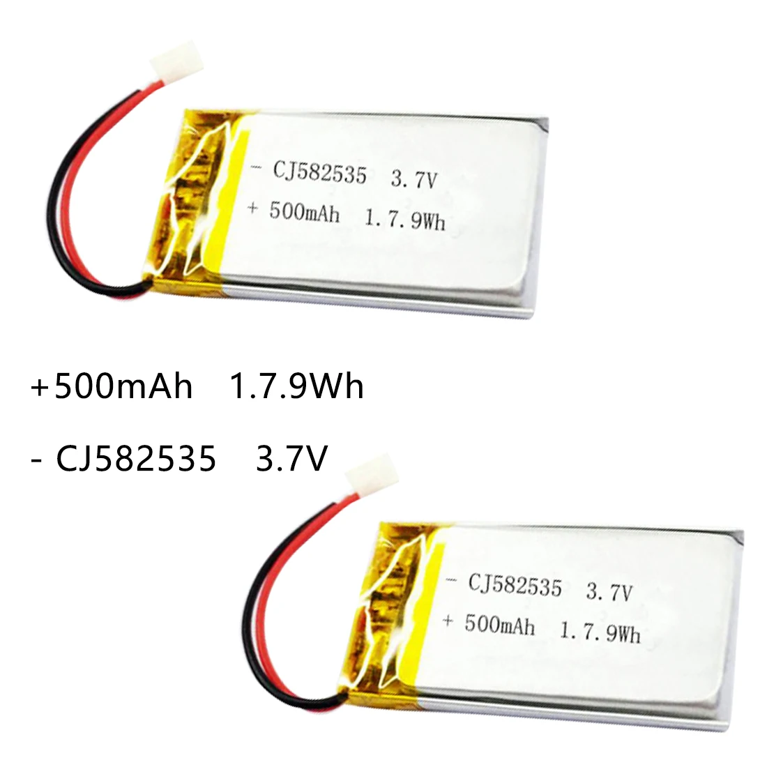 Аккумуляторная батарея CJ582535 3 7 В 500 мА/ч для тахографа MIO Papago HP F300 F200 F210 QStar A5 DVR 602535
