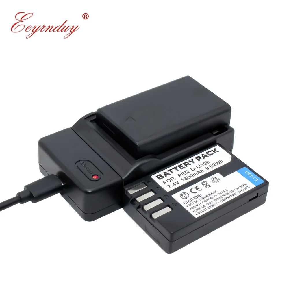 2x D Li109 DLi109 DLi 109 Camera Battery Charger set For Pentax K30 K50