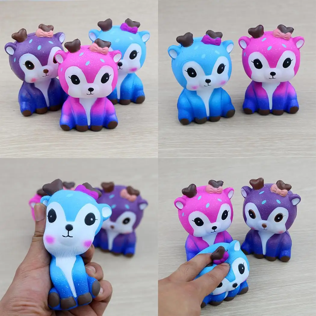 Cute Kawaii jumbo squishy Galaxy Deer panda slow rising Squeeze fun kids children boys girls Squishy Squeeze antistress Toy Gift Cute Kawaii jumbo squishy Galaxy Deer panda slow rising Squeeze fun kids children boys girls Squishy Squeeze antistress Toy Gift