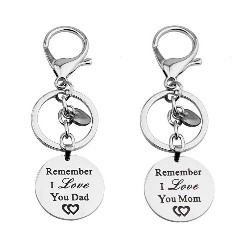 Remember I Love You Mom Jewellery Gifts For Mum Dad from Daughter Son Keyring Remember I Love You Mom Jewellery Gifts For Mum Dad from Daughter Son Keyring