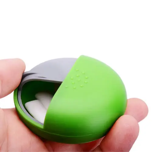 

1 pc Mini Pillbox Travel Portable Small Circle Kit Pill Case Medicine Box Storage Dispenser Holder