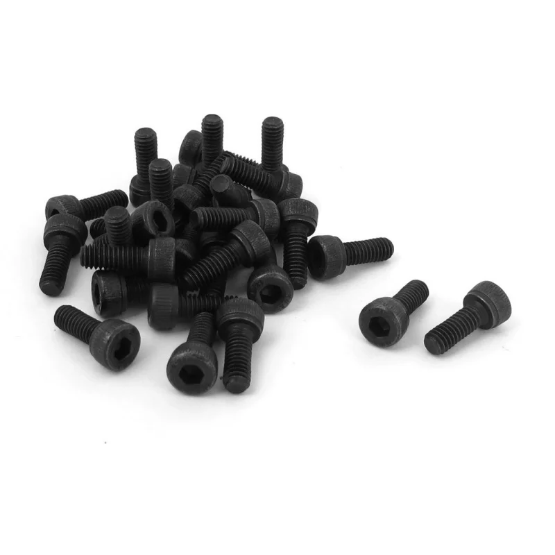 BIN 50pcs Quadrex Head Short Computer Case Motherboard Screws High quality