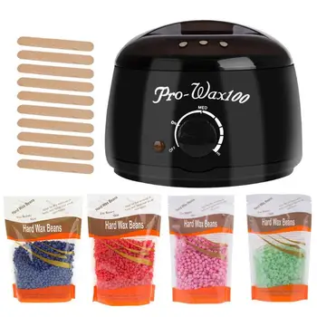 

Professional 500CC Wax Heater Warmer SPA Hand Epilator Feet Paraffin Wax Machine With 4x100g Wax Bean Body Hair Removal Tool