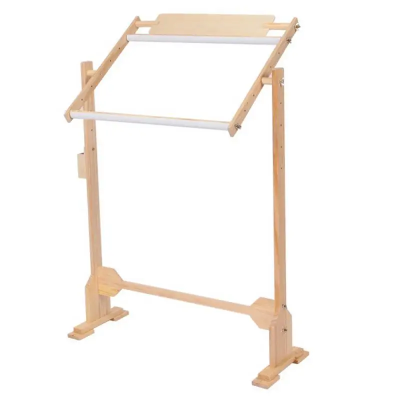 

Adjustable Wood Cross Stitch Rack Wooden Stand Desktop Cross Stitch Embroidery Frame Cross Stitch Tool Kit Assembled Tools