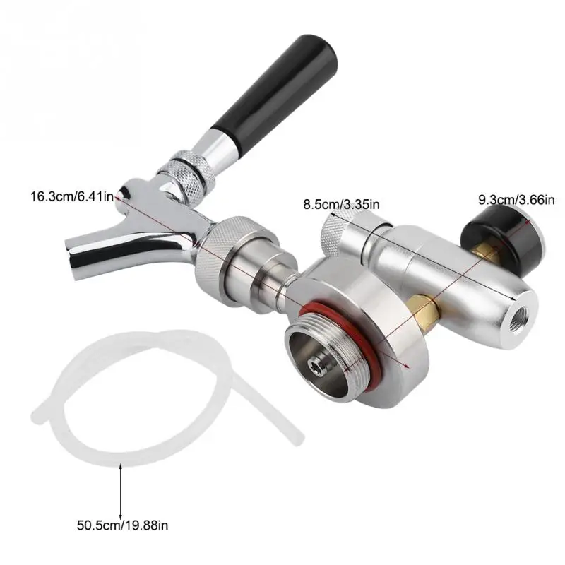 Регулируемый пивной диспендер из нержавеющей стали кран для 2L/3.6L/4L мини бочонок пивной Ворчун герметичный подключенный Homebrew