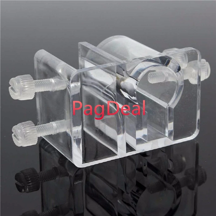 

Arylic Mount Hose Tube Holder Fish Tank Fixed Clip Clamps Aquarium Water Pipe Fixing Support Holder