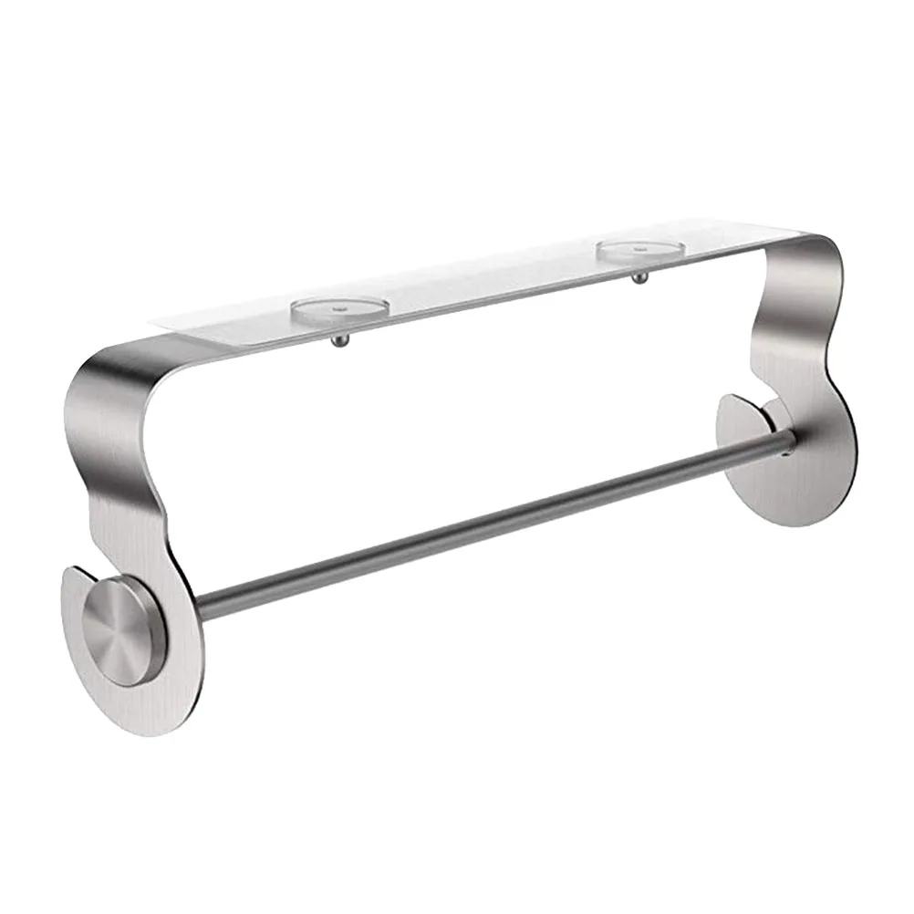 

1PC Tissue Holder No Drilling Stainless Steel Self Adhesive Toilet Paper Hanger Organizer Holder Rack for Toilet Kitchen