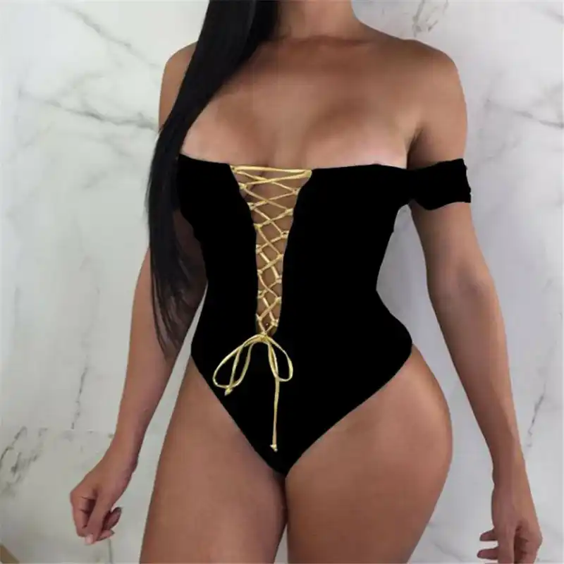 neon thong swimsuit