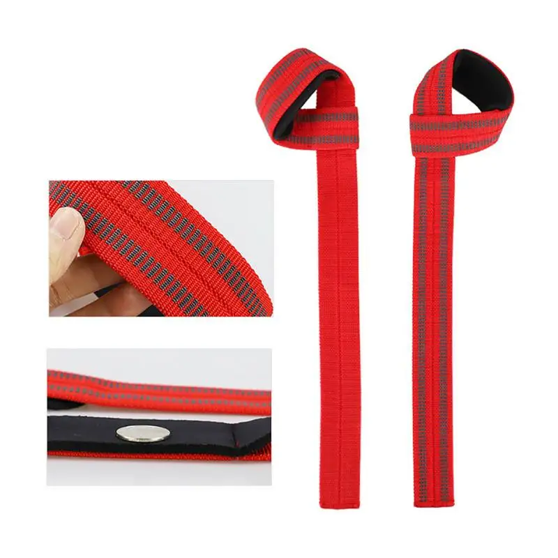 1 زوج الاثقال اليد حزام المعصم حماية الجسم بناء قبضة حزام هدفين الفرقة رياضة الأشرطة الوزن رفع Handwraps