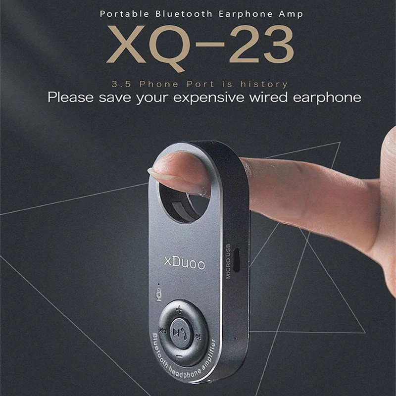 XDUOO XQ 23 High Performance Bluetooth CSR8670 WM8955 DAC Power Amplifier HiFi Audiophile Portable Headphone Amplifier
