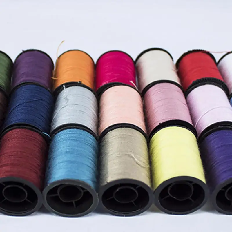 New 24PCS Knitting Thread 24 Colour All Purpose Finest Reel home sewing