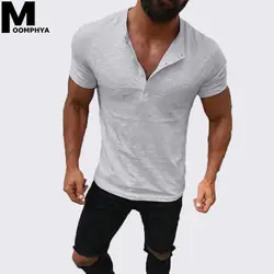 2019 Новый Хенни воротник с коротким рукавом мужская футболка сплошной цвет хип-хоп Футболка Мужская Уличная Футболка тонкая футболка homme