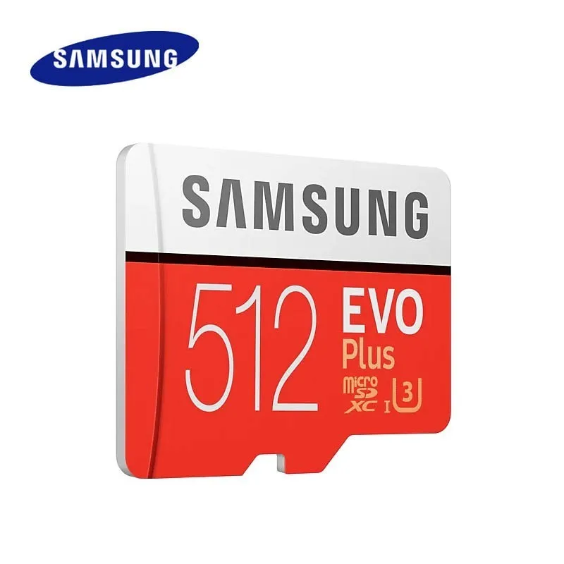 Карта памяти samsung Micro Sd Evo Plus 512 ГБ Sdhc Sdxc класс 10 C10 Uhs-1 Tf карты транс флэш 4k Microsd