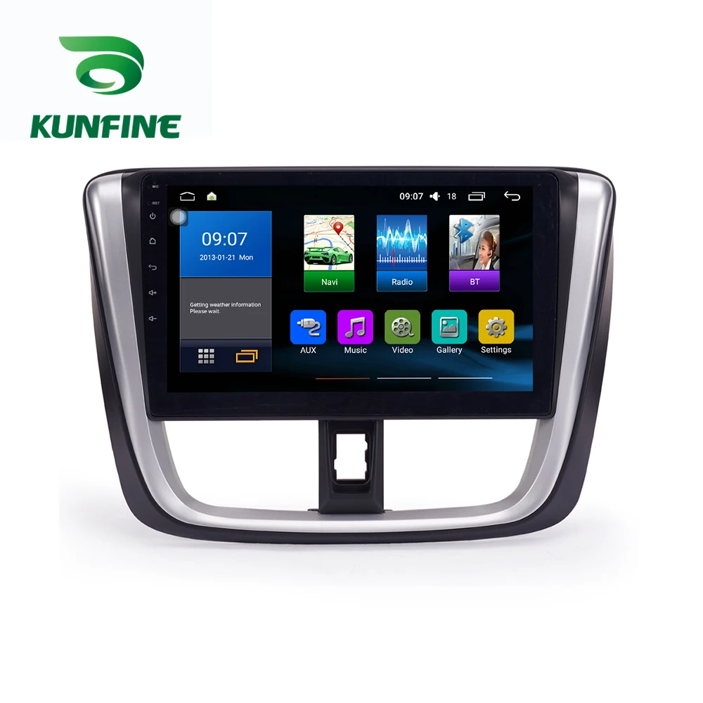 

Octa Core 1024*600 Android 8.1 Car DVD GPS Navigation Player Deckless Car Stereo for Toyota Vios 2017 Headunit Radio