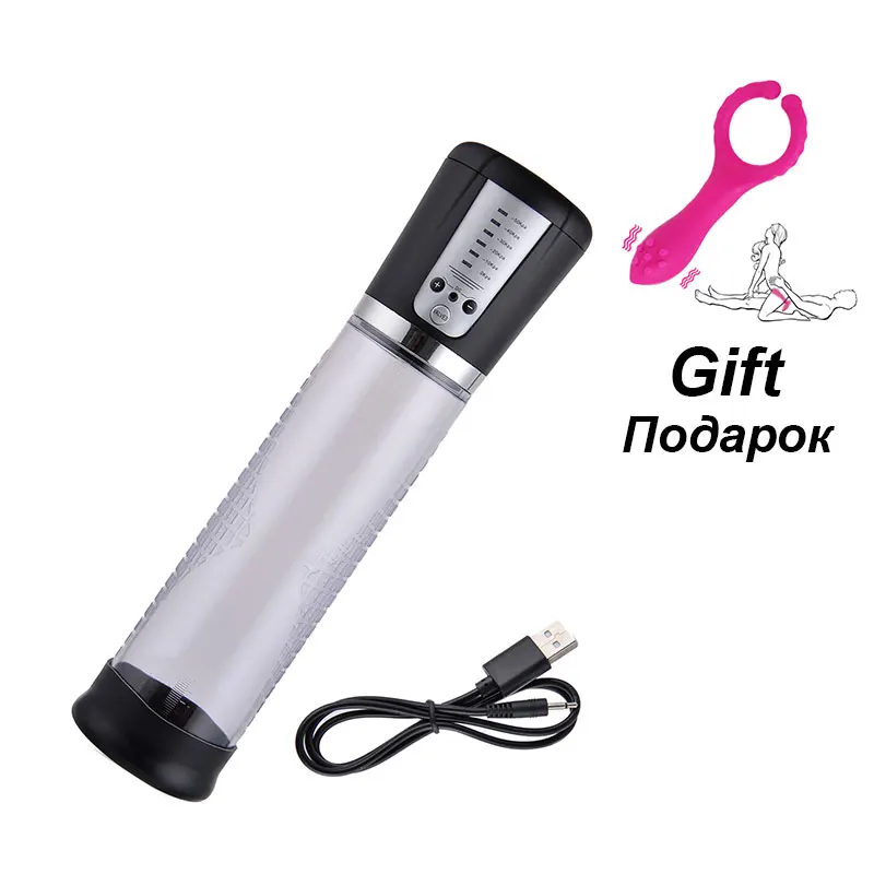 Электрический насос для увеличения пениса с зарядкой от USB автоматический