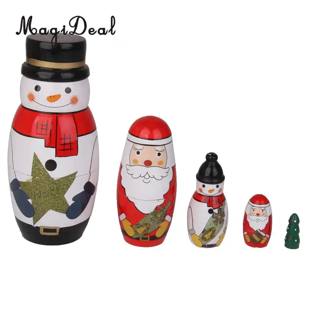 snowman nesting dolls