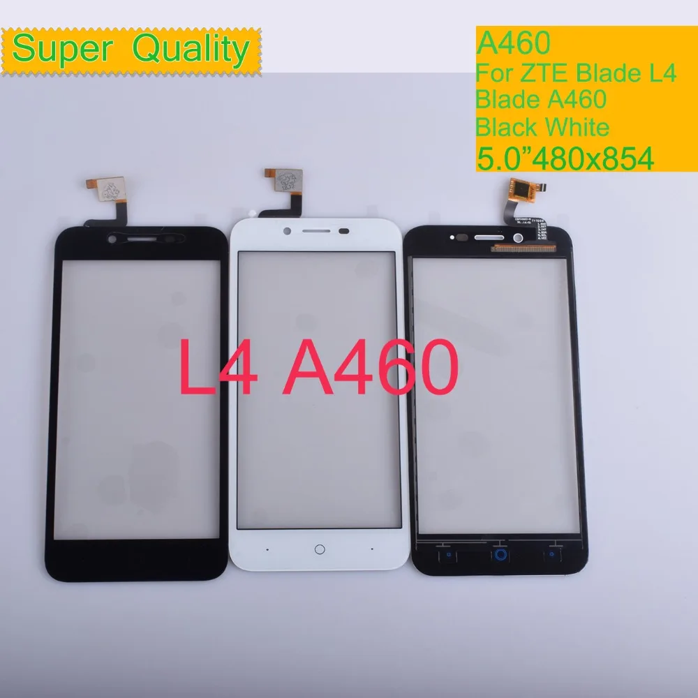 10 шт./лот сенсорный экран дигитайзер для zte Blade L4 A460 A 460 Сенсорная панель Сенсорный