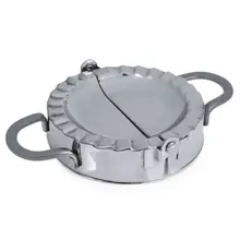 Из нержавеющей стали клецки чайник тесто резак форма для пирогов Кондитерские инструменты сложить и пресс, серебро M