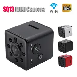 SQ13 Wi-Fi мини-камера Full HD 1080p ночного видения водостойкий корпус CMOS датчик видео регистратор видеокамера микро wifi камера SQ 13