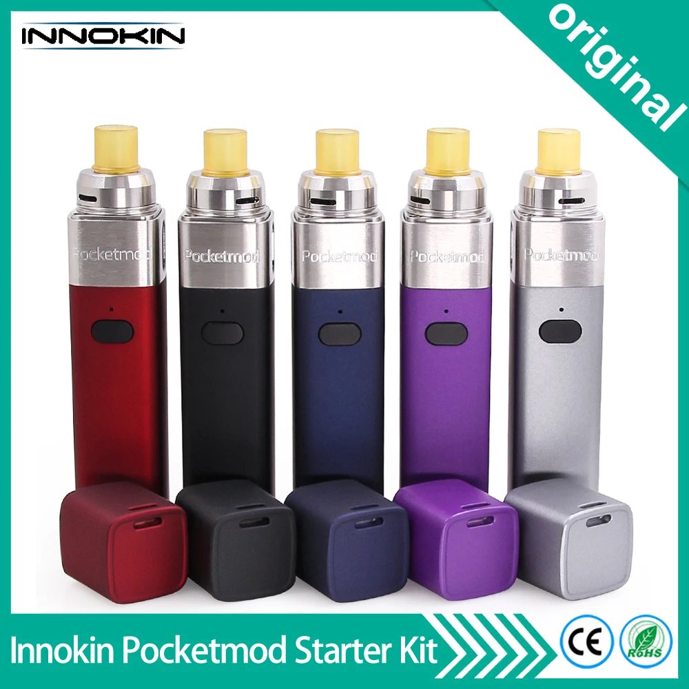 

Original Innokin Pocketmod Starter Vape Kit 2000mAh battery Vape mod With 1.2ohm coil vape pen Vaporizer e cigarette Kit