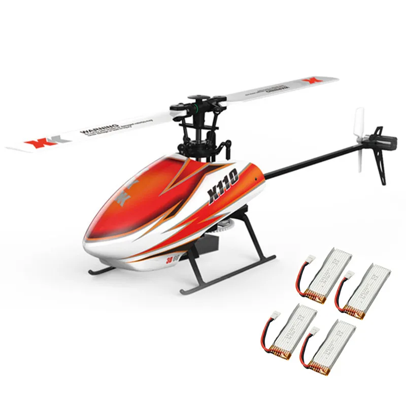 Оригинальная XK K110 Blast 6CH бесщеточная система 3D6G RC вертолет BNF с 4