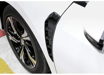 

Fit voor Honda civic 2016 2017 spatbord kant decoratie koolstofvezel buiten accessoires sticker auto styling