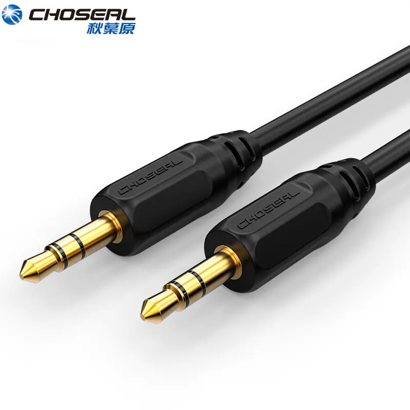 Goedkoop CHOSEAL 3.5mm naar 3.5mm Audio Kabel voor Auto Male naar Male Stereo AUX Kabel voor iPhone 3.5mm jack kabel voor Hoofdtelefoon Luidsprekerkabel