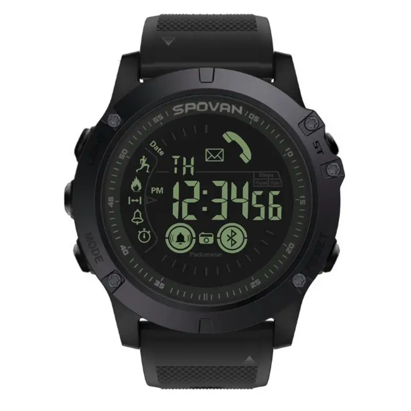 

Luminous Smart Watch Professional Waterproof Heart Rate Detection Information Display Sports Pedometer Long Standby Watch