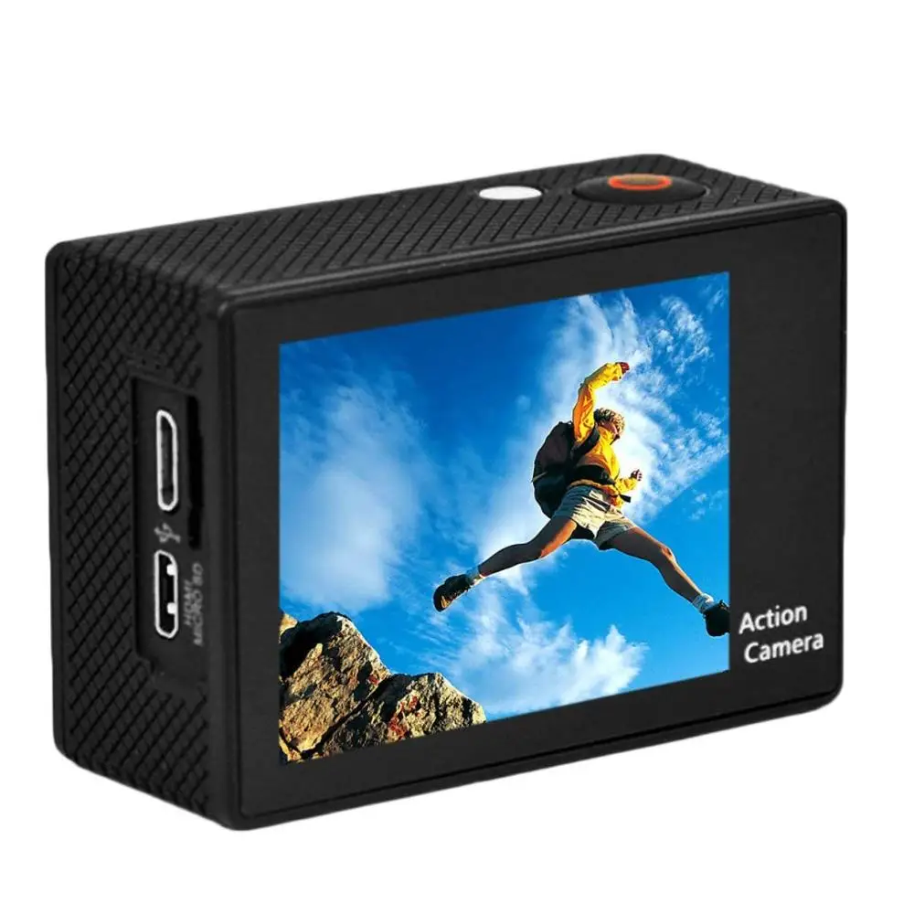 Цифровая спортивная видеокамера Wi Fi 4K Ultra HD 1080P Водонепроницаемая мини для