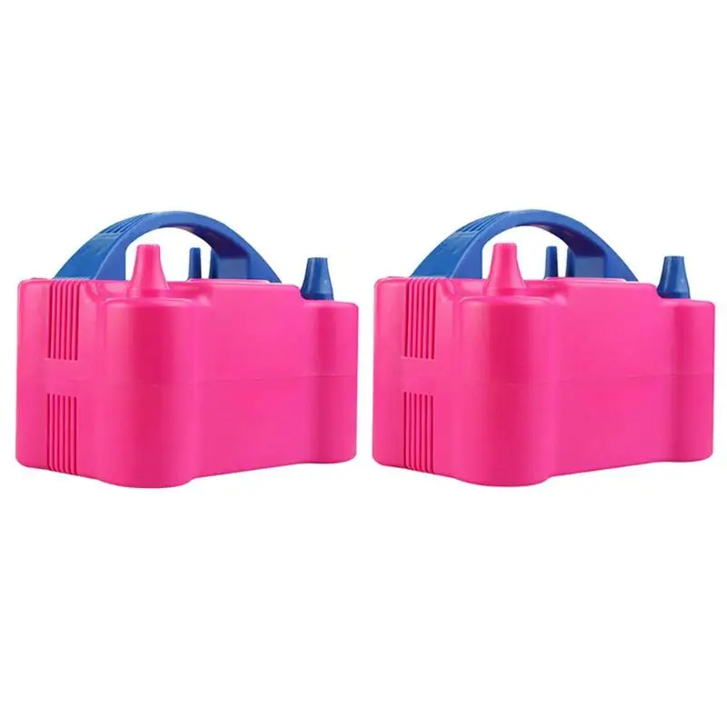 

Portable Double Hole Inflatable Electric Inflator Air Balloon Blower Pump