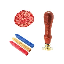 Подпись индивидуальная восковая печать штамп пламя