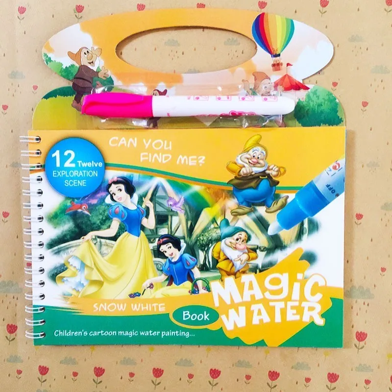 10 Color Magic Water Drawing Coloring Book Doodle with Magic Pen Drawing Toy Painting Board Juguetes For Kids Toys Birthday Gift 10 Color Magic Water Drawing Coloring Book Doodle with Magic Pen Drawing Toy Painting Board Juguetes For Kids Toys Birthday Gift