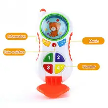 Creative Baby Kids Learning Study Musical Sound Kids Educational Mobile Phone Toys Mobile Kids Phones Learning Mobile Phone Toy