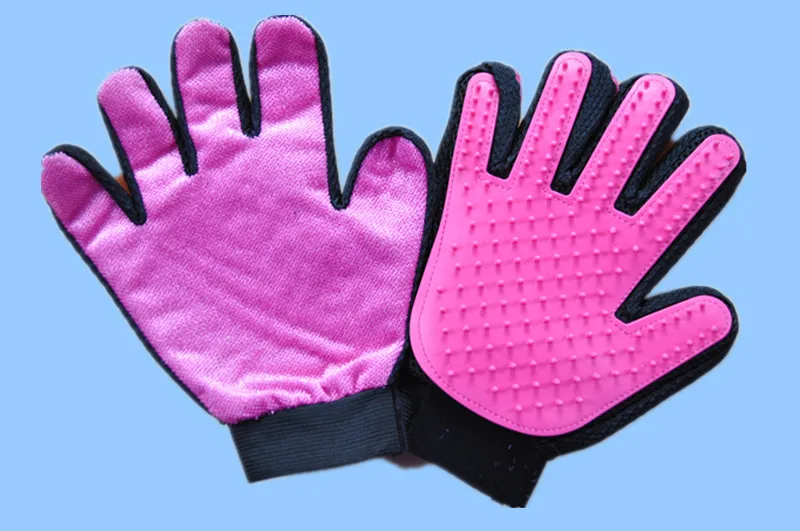 

Cat Hair Removal Mitts De-Shedding Brush Combs Pet Grooming Glove For Cat Dog Horse Massage Combs Pet Supplies Cat Accessoies