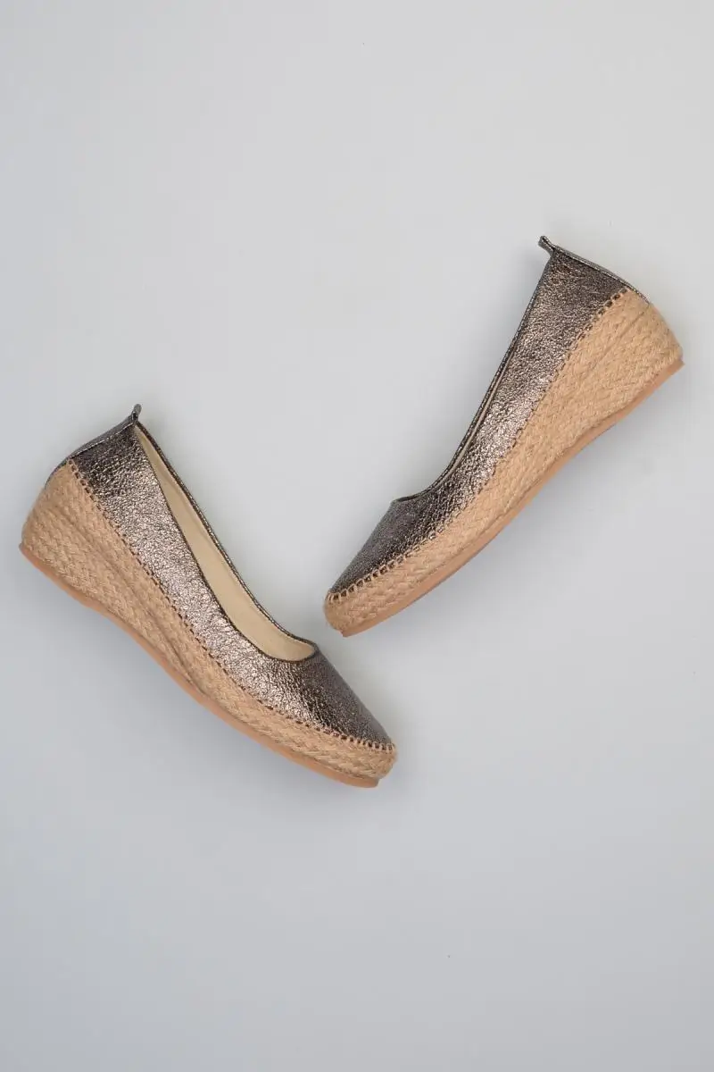 

Bambi Bronze Women 'S Wedges Shoes F0401880099