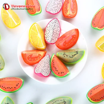 

3Pcs Cute Fruit Pencil Sharpener Candy Colored Funny Pencils Sharpeners For Kids Cartoon Color Cutter Knife Learning Stationery