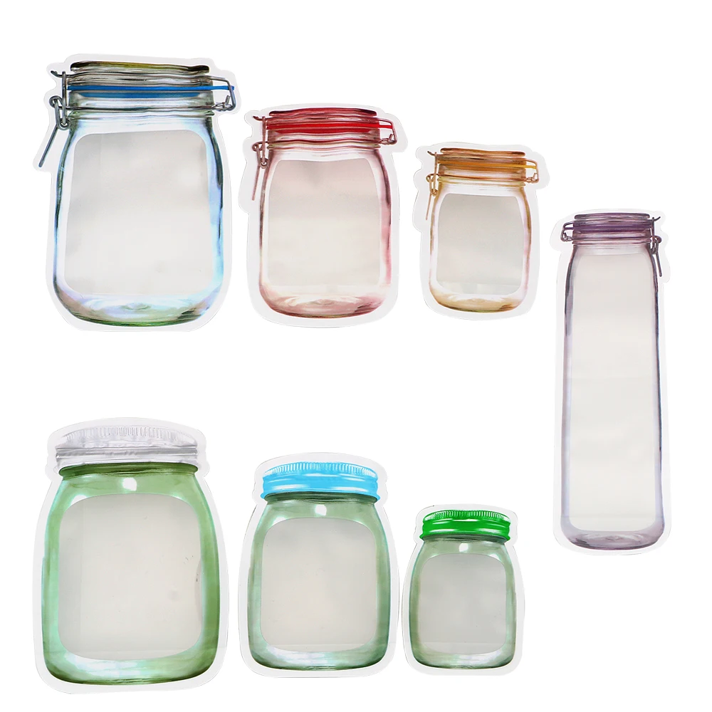 

Storage Bag Smell Proof Clip Food Snack Pouches Storage Zipper Food Grade Plastic Zip Lock Bag Stand Up Bag