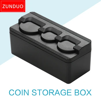 

Car Coin Holder, Loose Change Storage Box Can accommodat Glove Box Tray