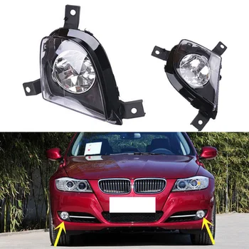 

1Pair Fog Light Assembly Car Front Fog Lights Lamps Housing Lens Clear No Bulbs For BMW E90 E91 328i 335i 09-11
