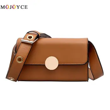 

PU Leather Flap Women Shoulder Bag Fashion Solid Color Crossbody Bags for Women 2019