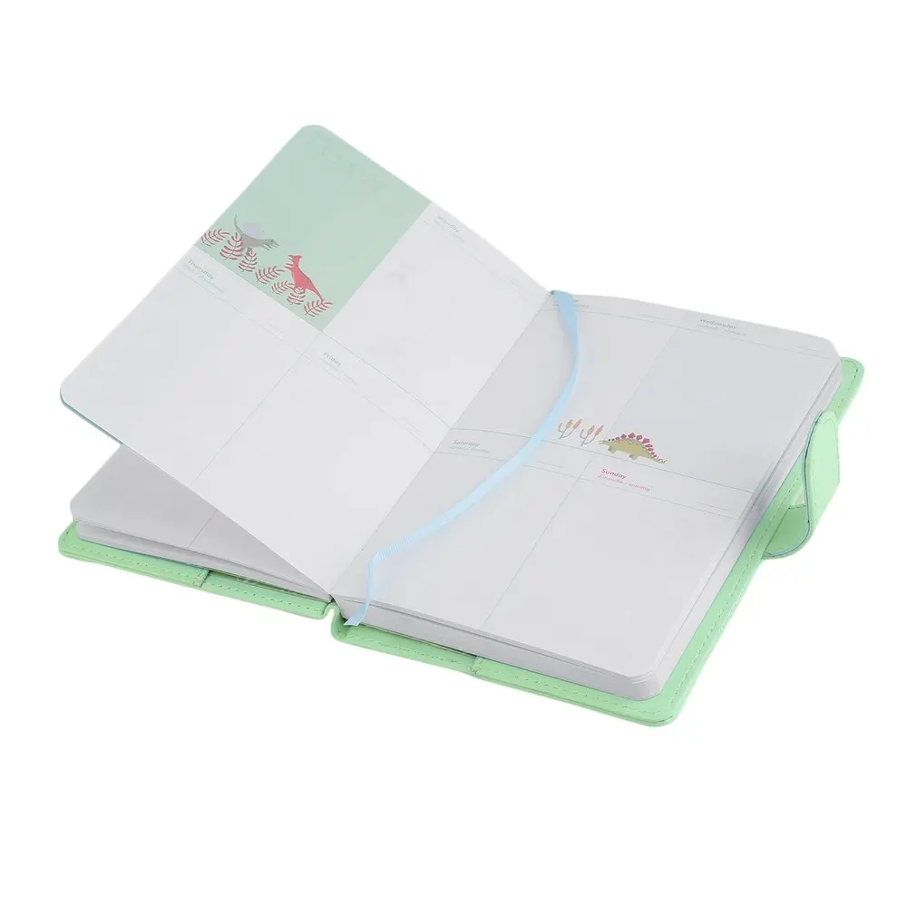 

Weekly Month Planner Sweet Notebook Schedule Journal Diary Writing Book Sketchbook School Office Note Book A5 Leather Cover