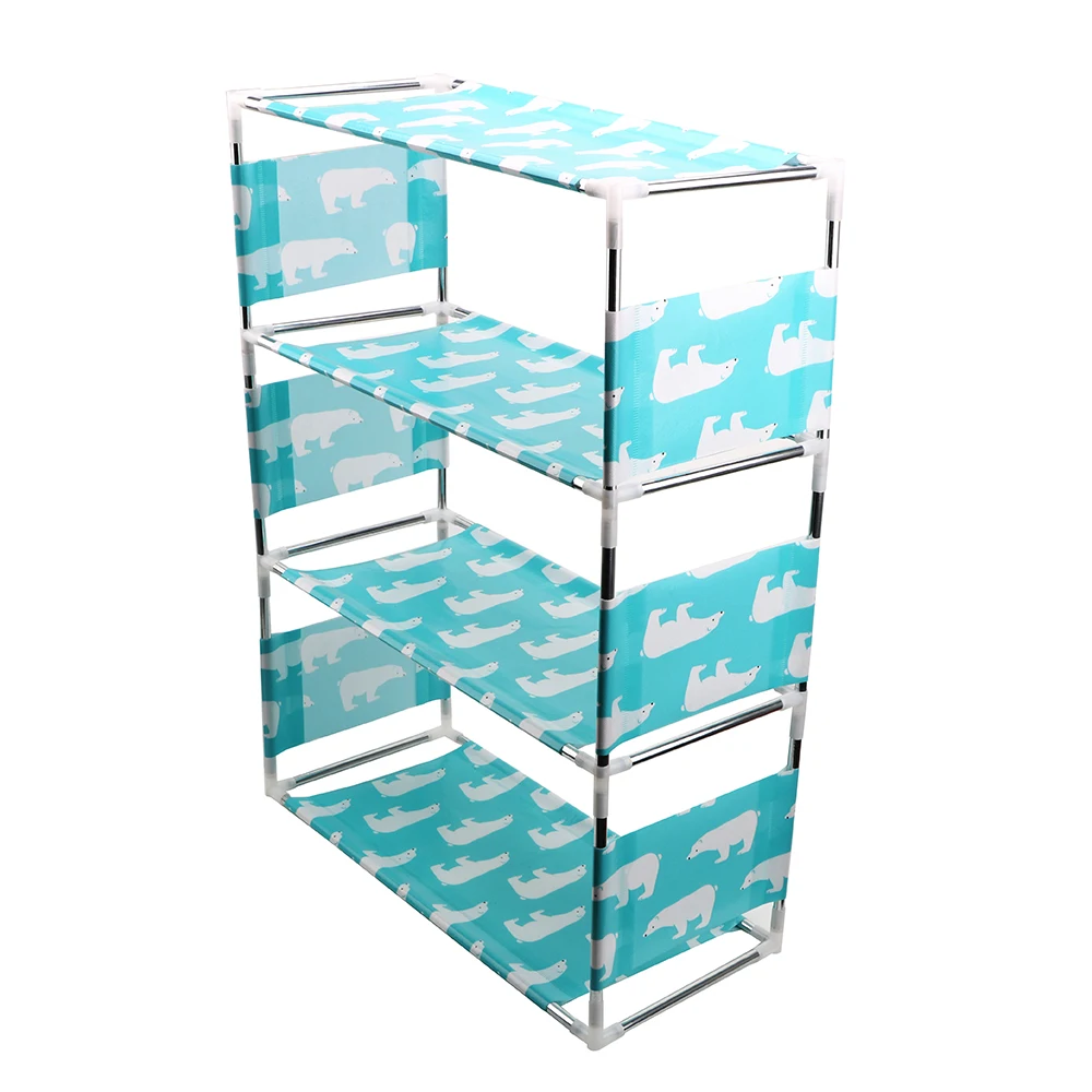 HILIFE 3/4 طبقات المنزل خزانة خذاء الرف حذاء بسيط رف تخزين الرف سهلة التركيب DIY رف الأحذية متعددة طبقة غير المنسوجة