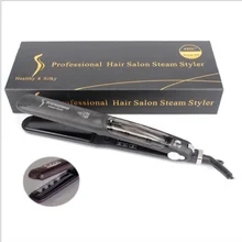 Professional Steam Hair Straightener Njection Painting 450F Ionic Ceramic Electric Hair Straightener Styling Tools 20pcs