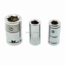 Торцевой ключ преобразования 1/" 3/8" Квадратный привод до 1/" 10 мм шестигранный хвостовик быстросъемный ударный отвертка адаптер держателя бит