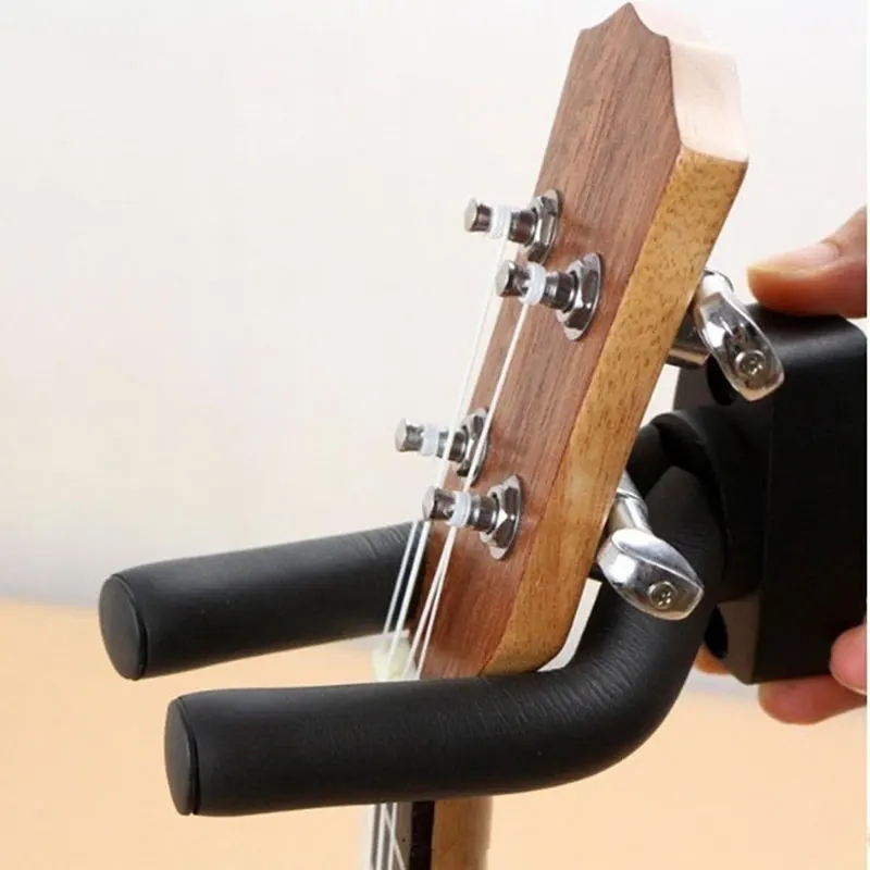 Bass Ukulele Hooks Stand Holder Universal Acoustic Electric Guitar